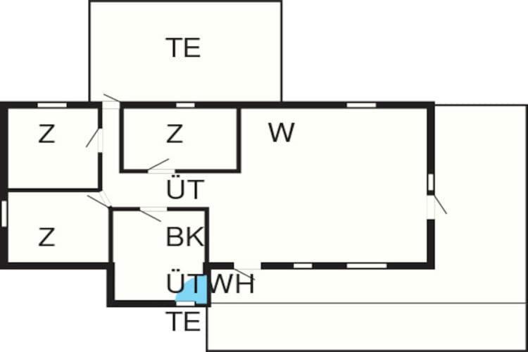 6 Person Holiday Home In R M Lakolk Zewnętrze zdjęcie